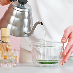 Hario Double-walled Matcha Bowl 300ml (Clear)