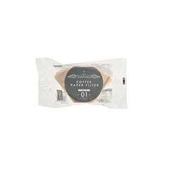 Hario Pegasus Filter Papers - Size 01 - Brown (100-Pack)
