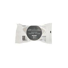 Hario Pegasus Filter Papers - Size 01 - White (100-Pack)