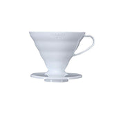 Hario V60 Plastic Coffee Dripper White - Size 02