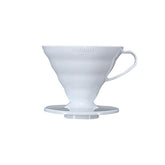Hario V60 Plastic Coffee Dripper White - Size 02