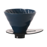 Hario V60 Switch & Match Ceramic Dripper Size 02 (Matte Navy)