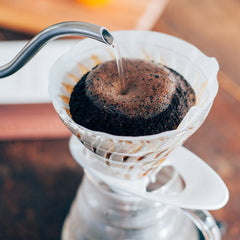 Hario V60 Glass Coffee Dripper White Size 02