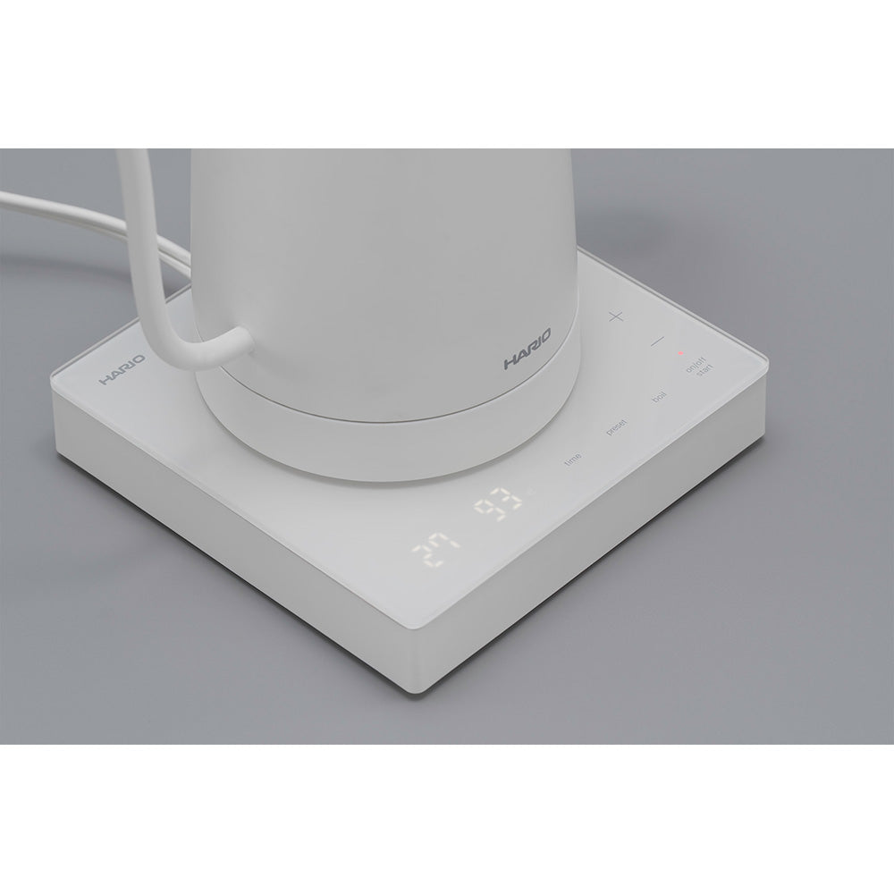 Hario Lyra Electric Coffee Drip Kettle (800ml) - White + FREE Meteor Filter Papers