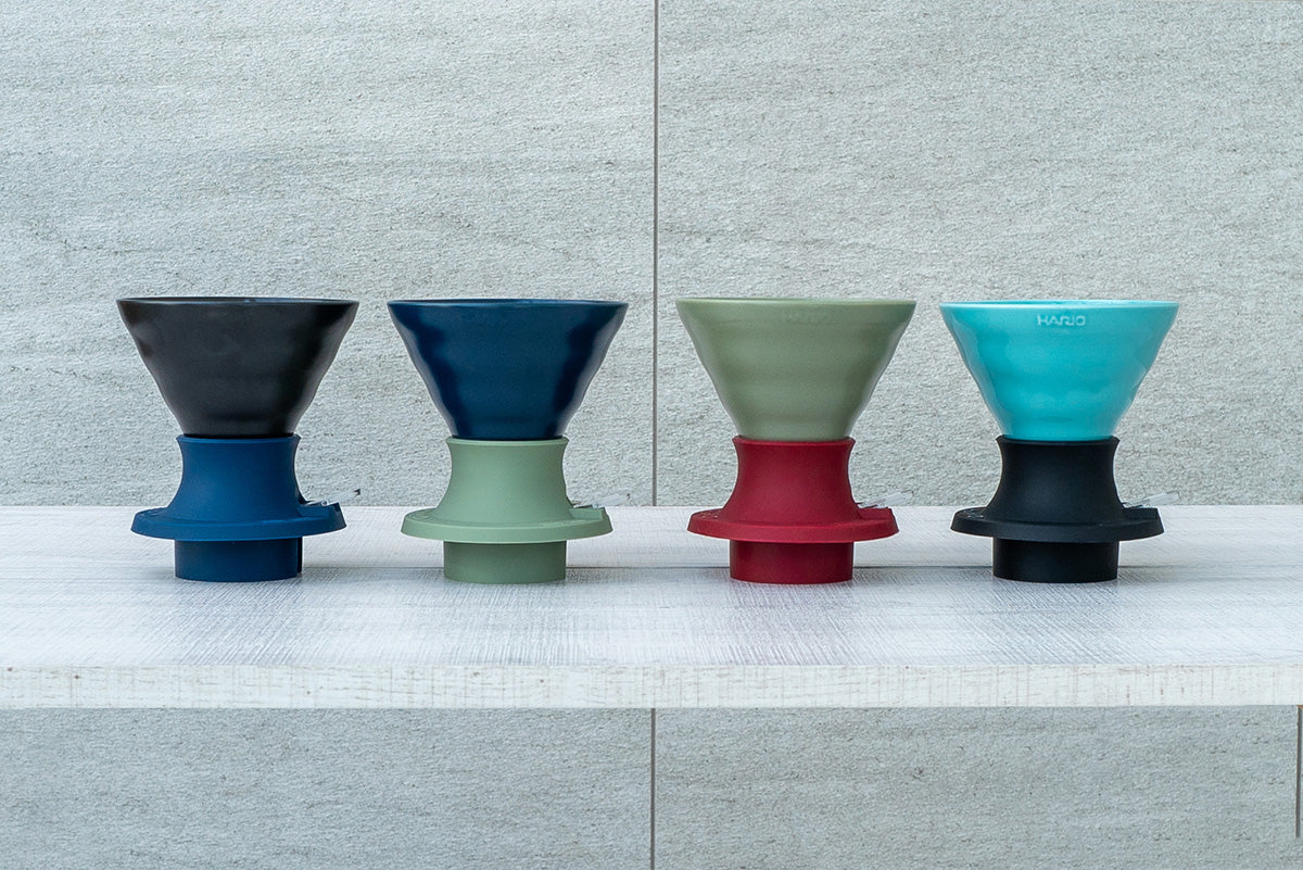 Hario V60 Switch & Match Ceramic Dripper Size 02 (Oil Green)