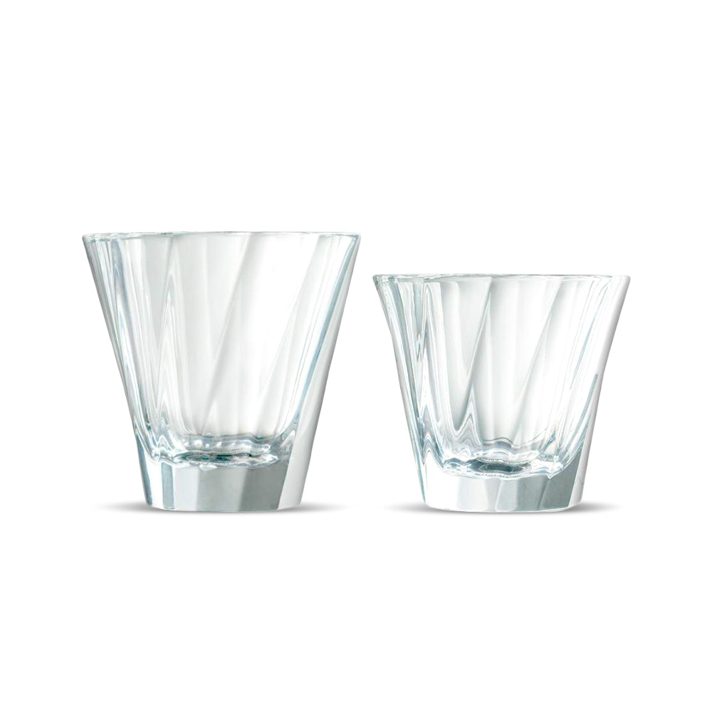 Loveramics Cortado & Cappuccino Twisted Glass Collection