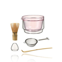 Hario Matcha Collection Tea Set (Pink)