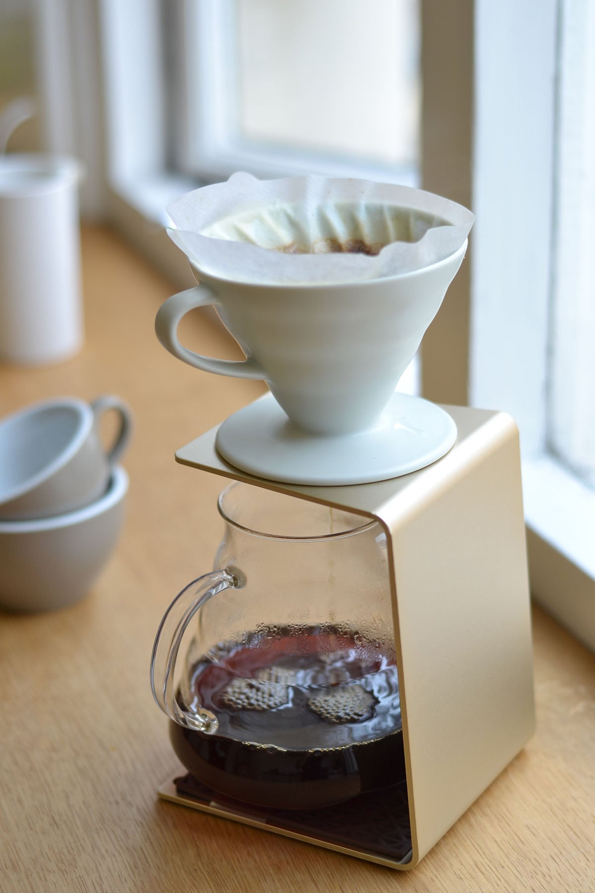 Hario V60 Ceramic Coffee Dripper White - Size 01