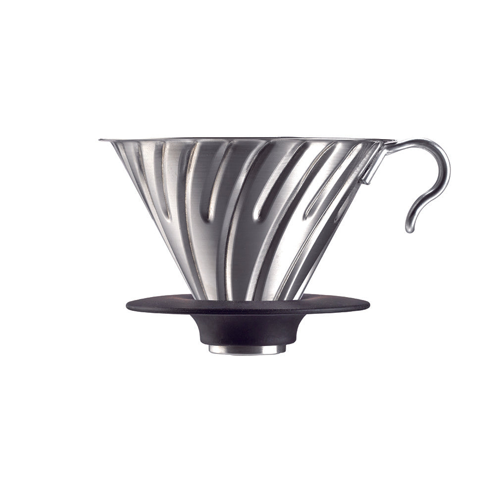 Hario V60 Metal Stainless Steel Coffee Dripper - Size 02